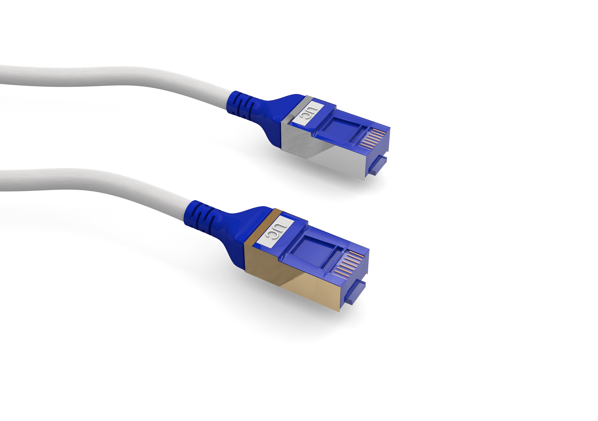 Cat 6 UTP Patch cord_gold_silver_2